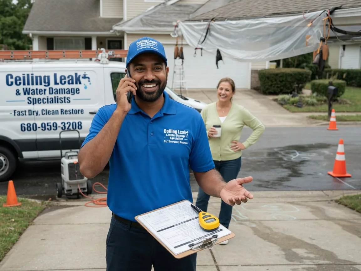 Ceiling Leak Cleanup Wellsville, MO FAQs